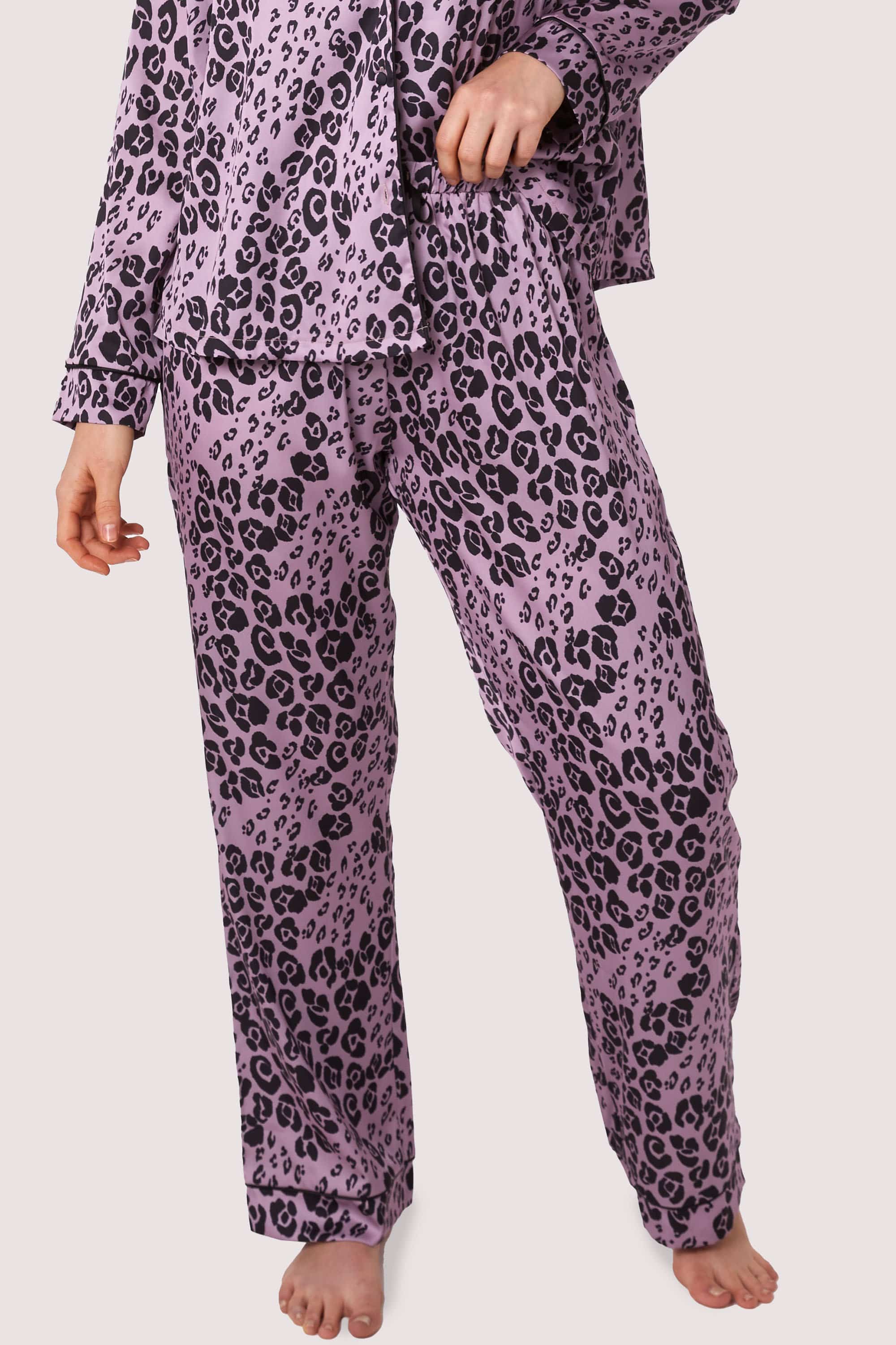 Kaylee Long Sleeve Lilac Animal PJs - Image 3