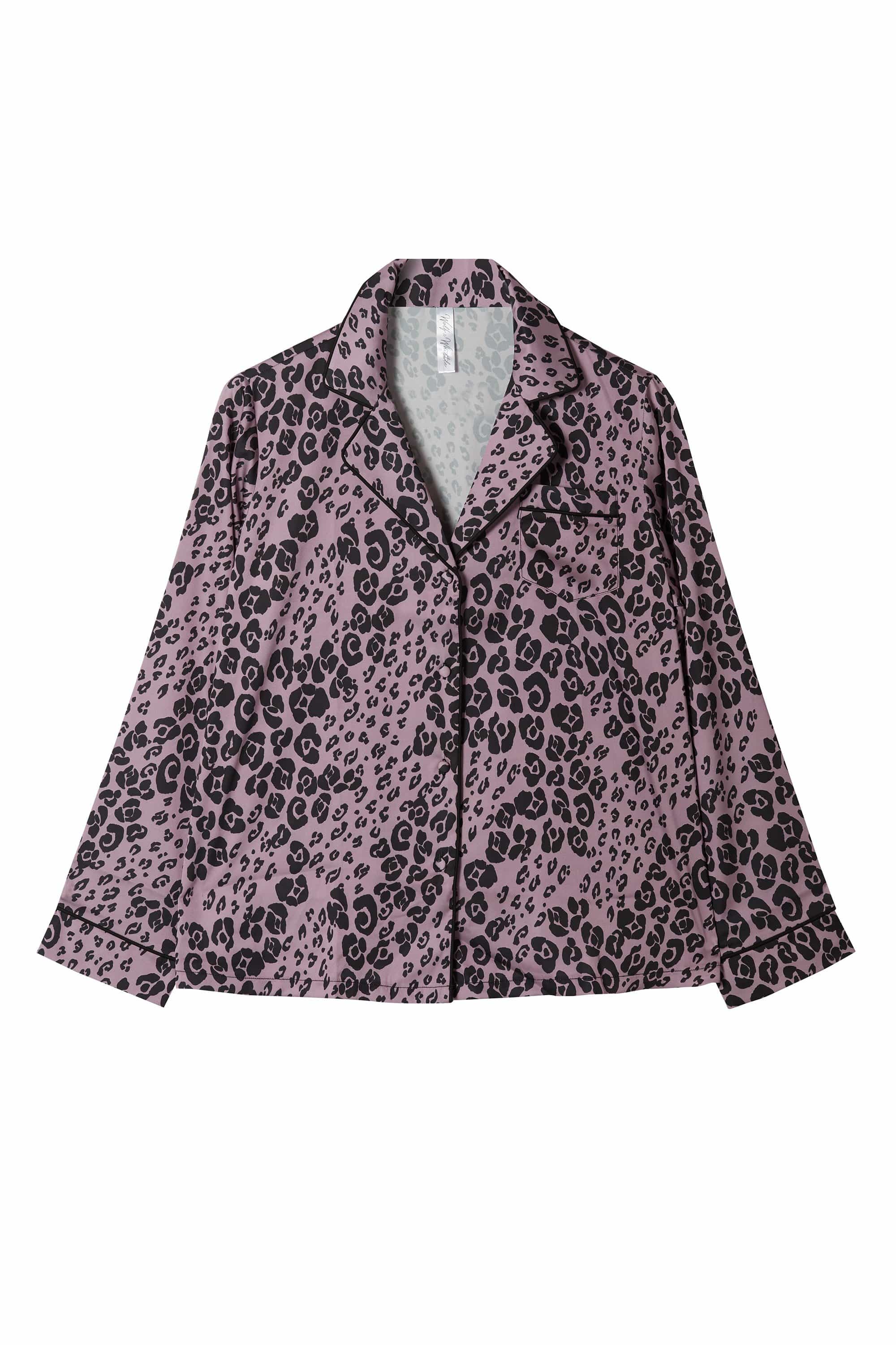 Kaylee Long Sleeve Lilac Animal PJs - Image 7