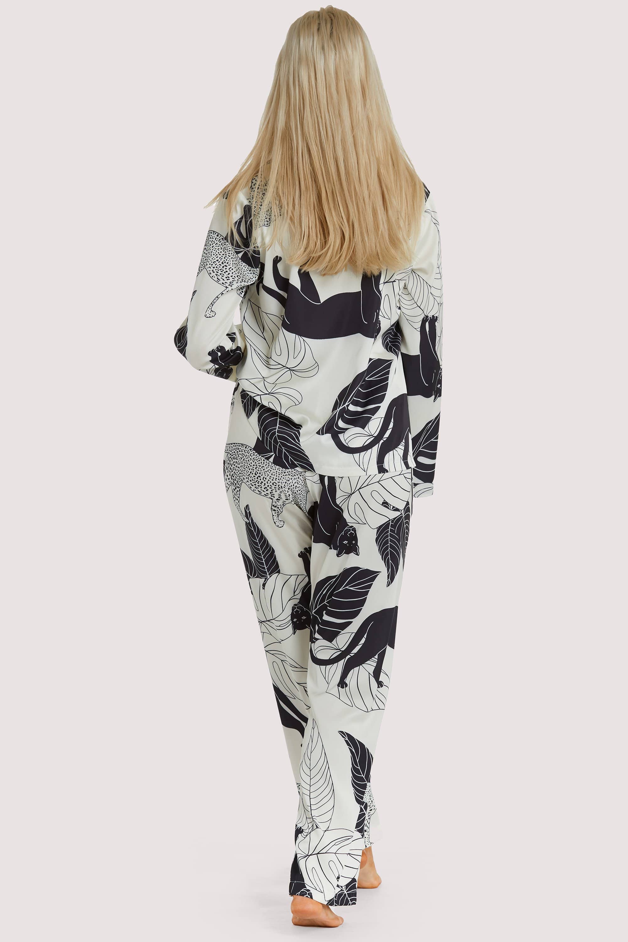 Panther Print Satin Pyjama Set - Image 4