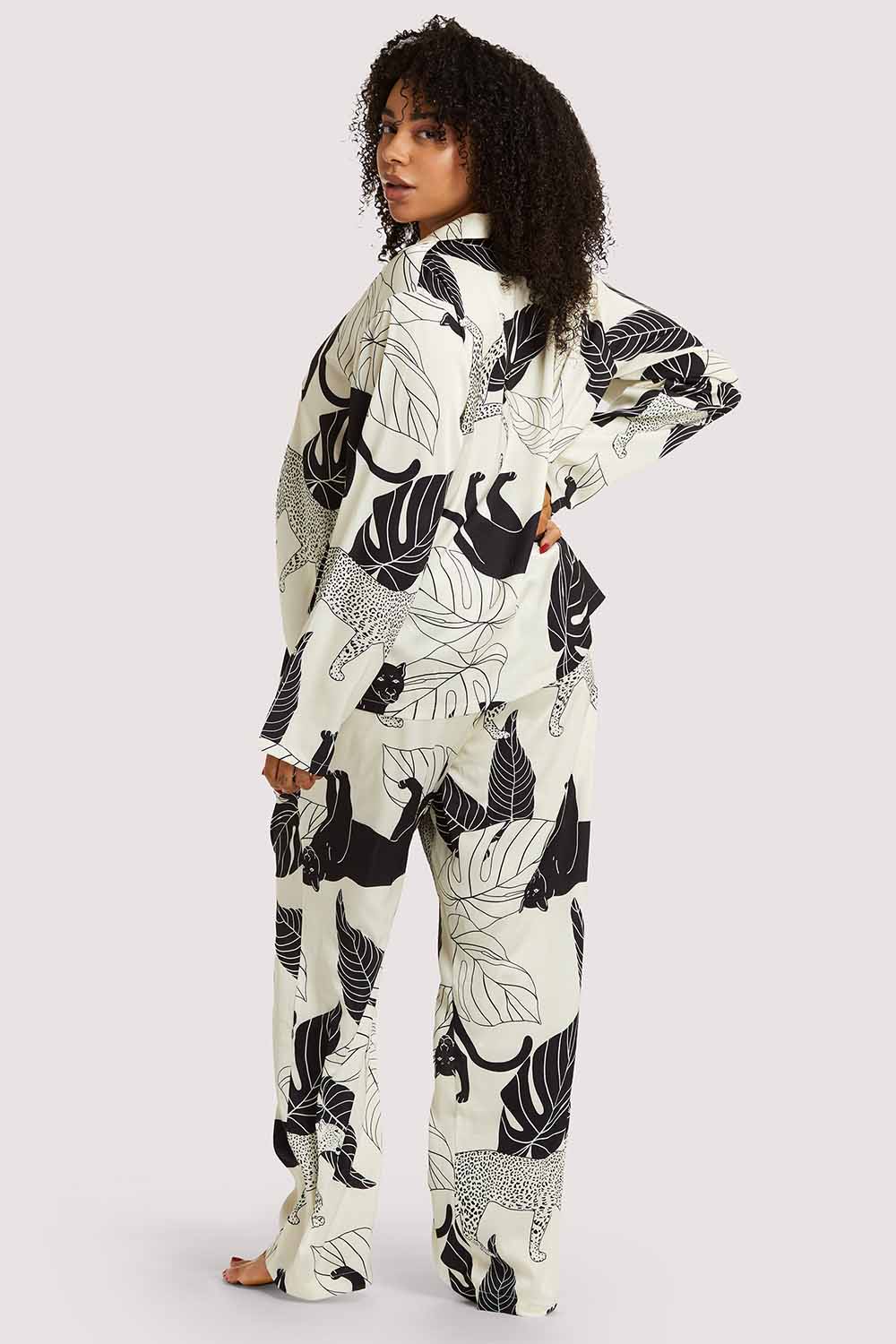 Panther Print Satin Pyjama Set - Image 6