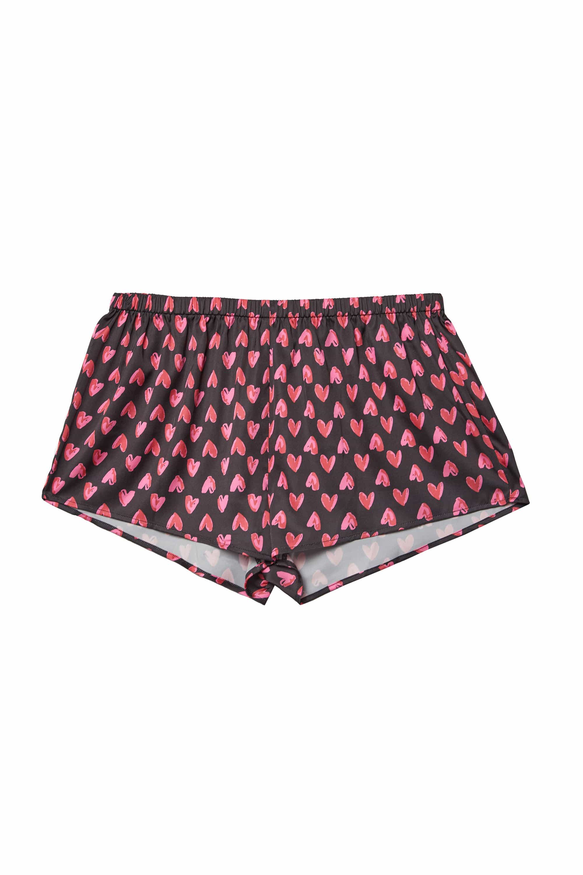 Heart Print Satin Pyjama Set - Image 9