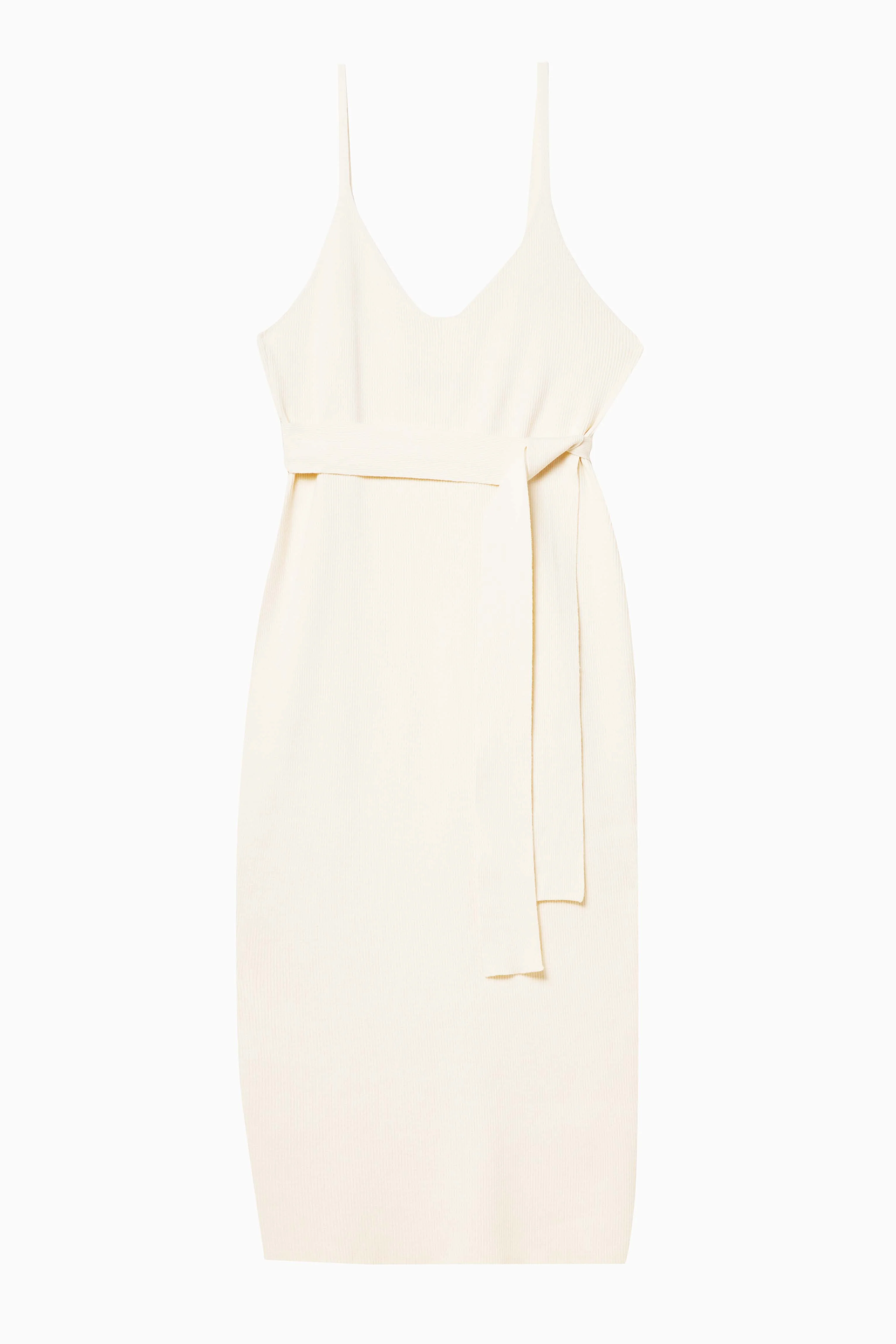 Lounge Ivory Knitted Rib Dress - Image 3