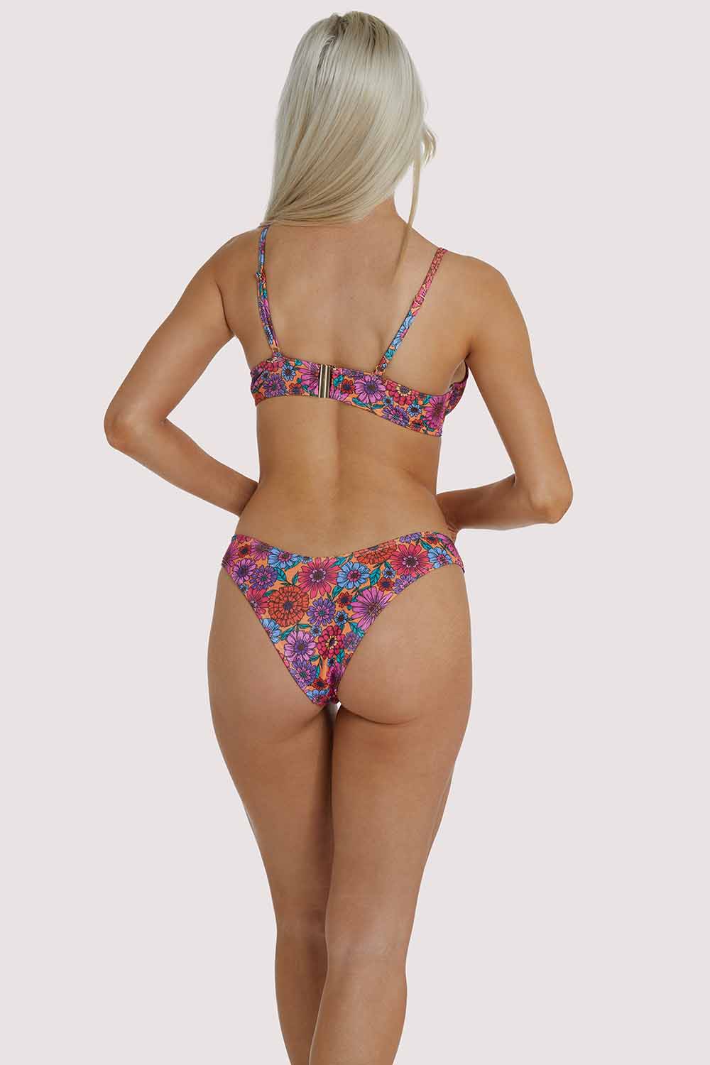 Wolf & Whistle Scarlett Floral Underwire Bikini - Image 4