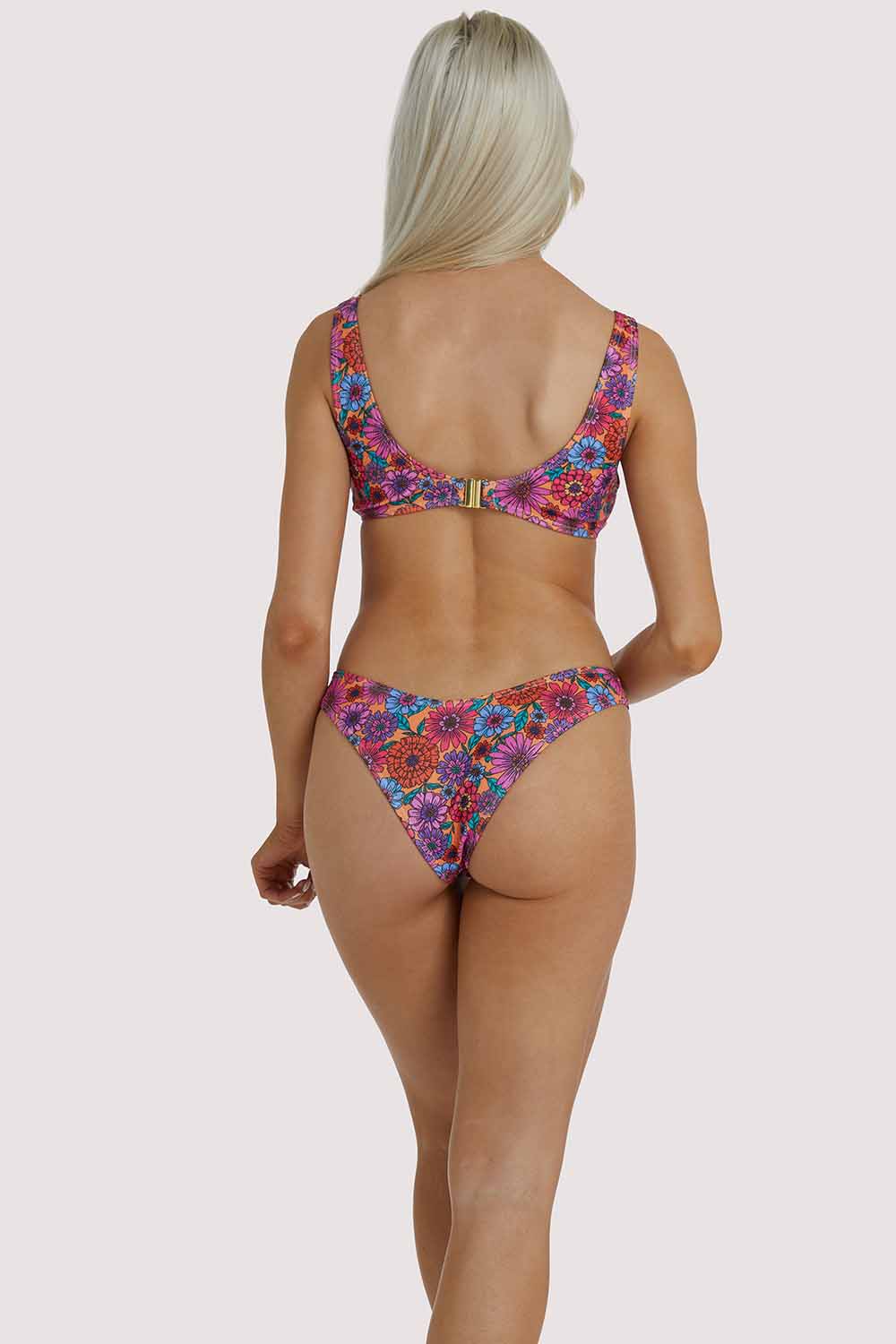 Scarlett Floral Crop Bikini Top - Image 4