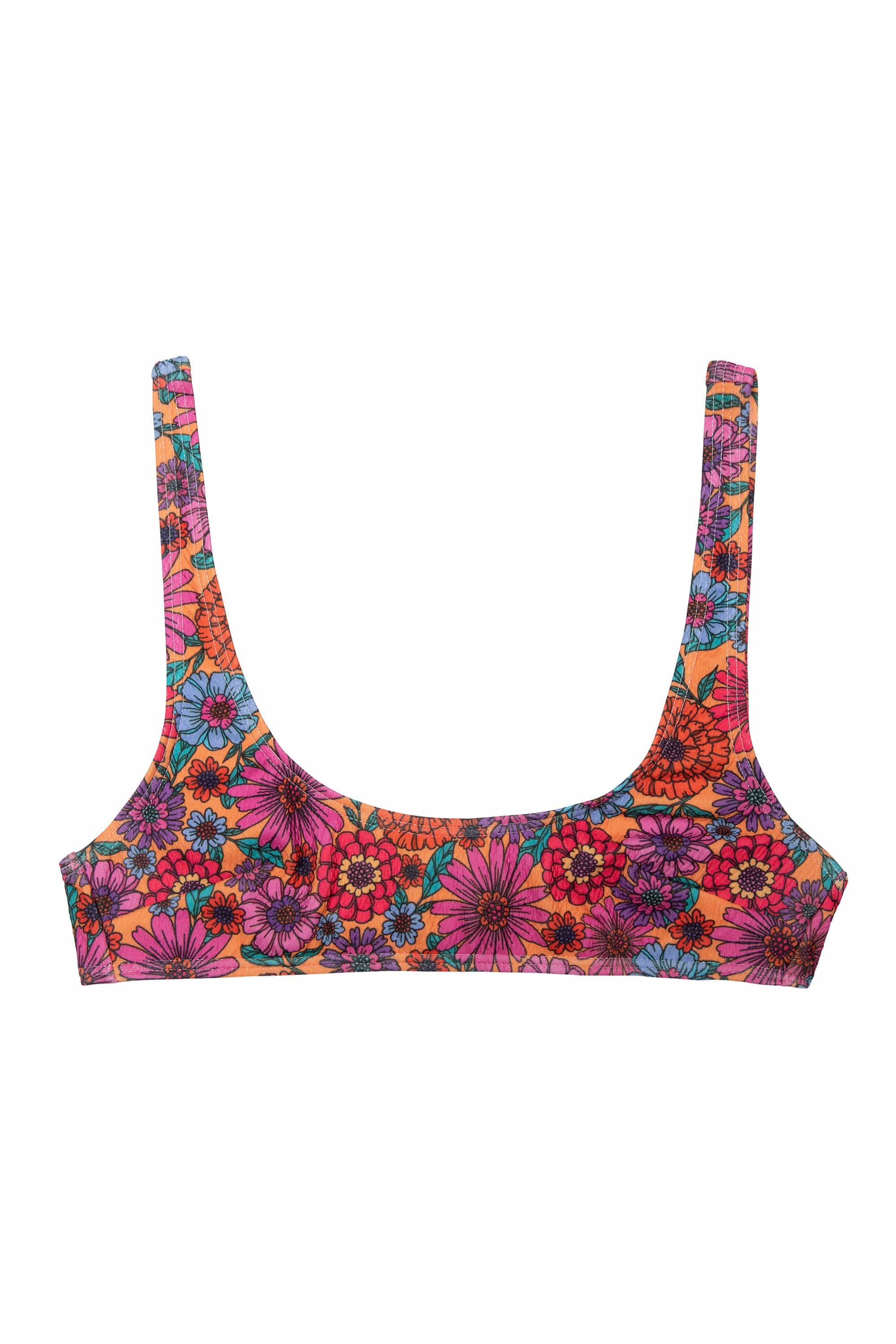 Scarlett Floral Crop Bikini Top - Image 6