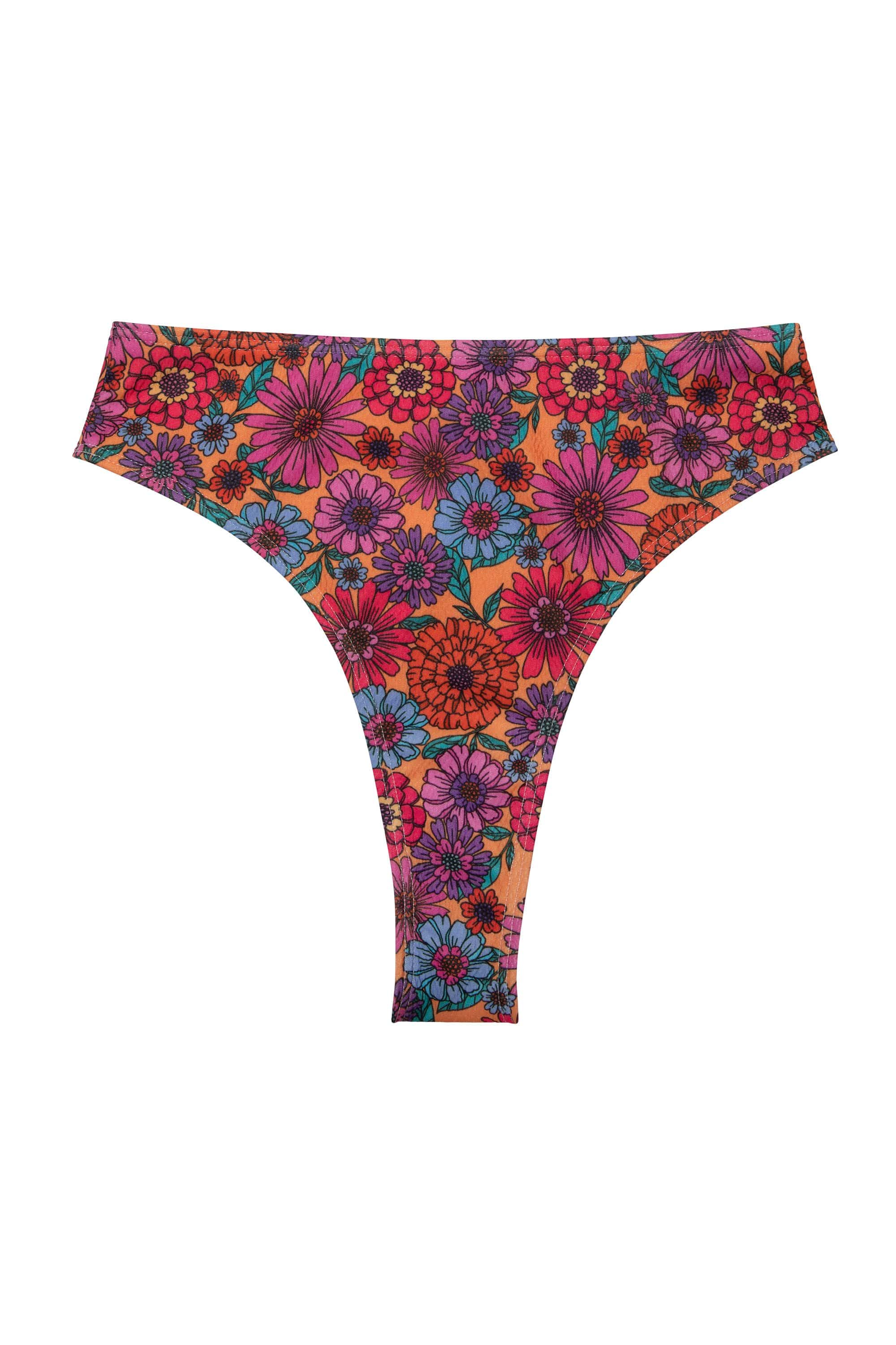 Scarlett Floral High Leg High Waist Bikini Brief - Image 6